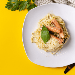 Smoked Salmon & Noodles