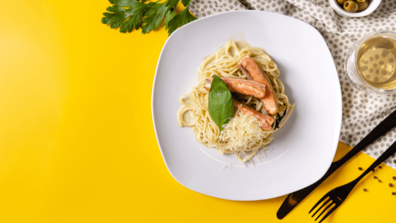 Smoked Salmon & Noodles