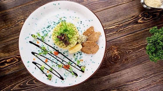 Hearts of Palm Tartar with Avocado Mousse