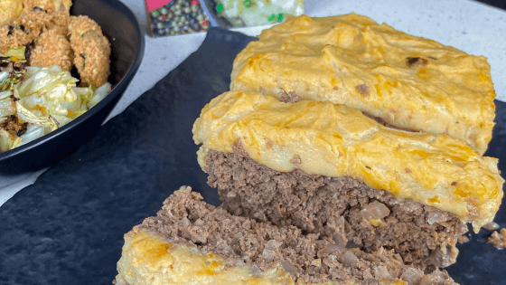 Meatloaf with Natural Heaven Creamy Mash