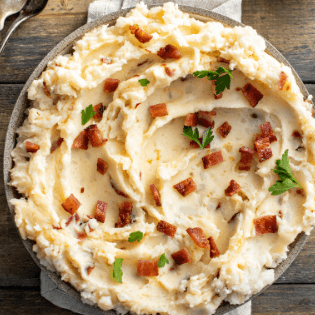 Creamy Mash with Bacon