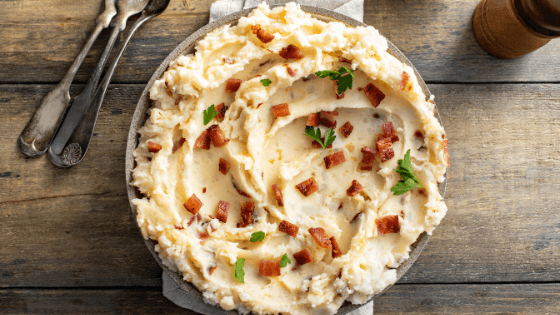 Creamy Mash with Bacon