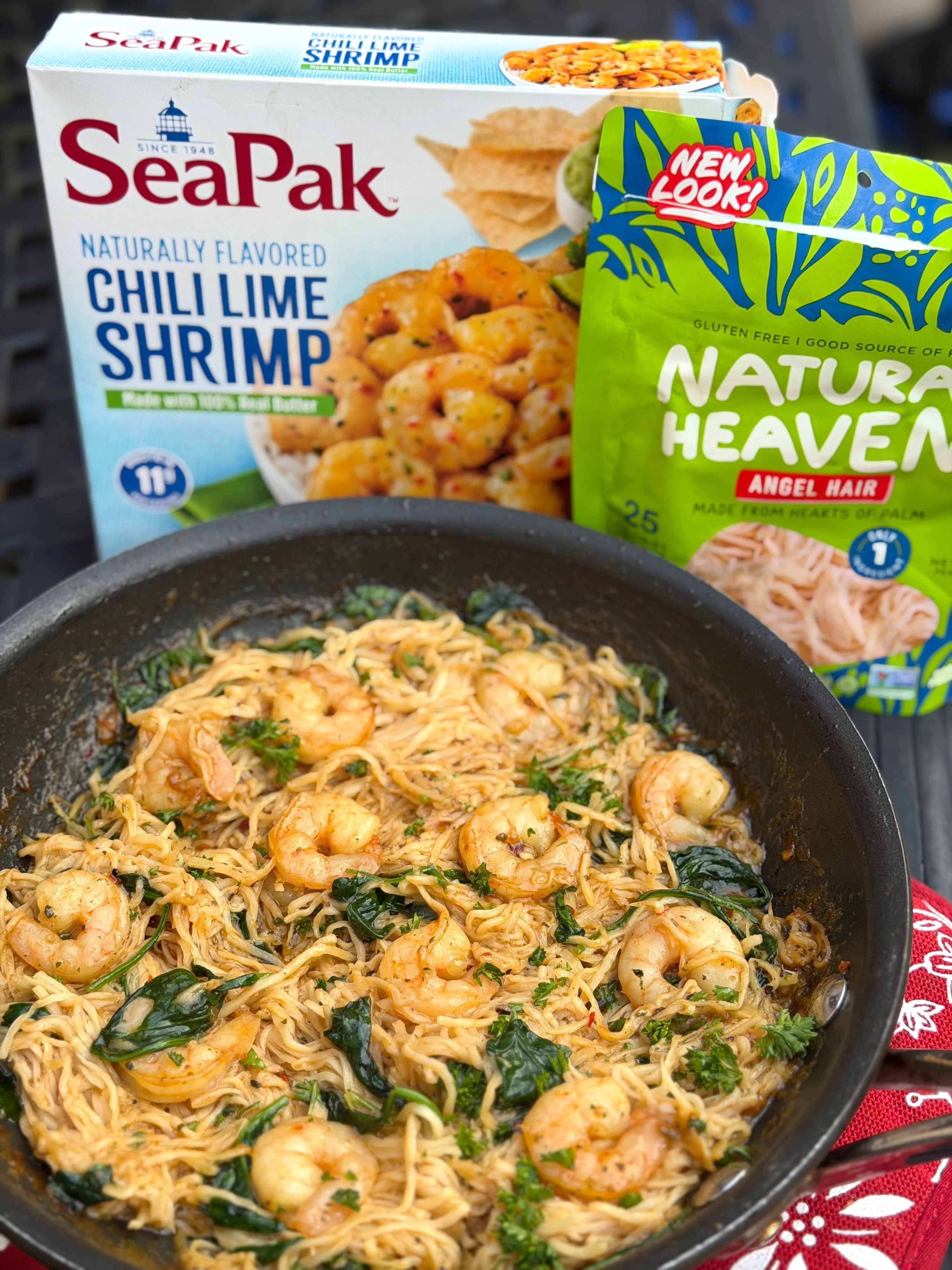 Chili Lime Shrimp Pasta Natural Heaven