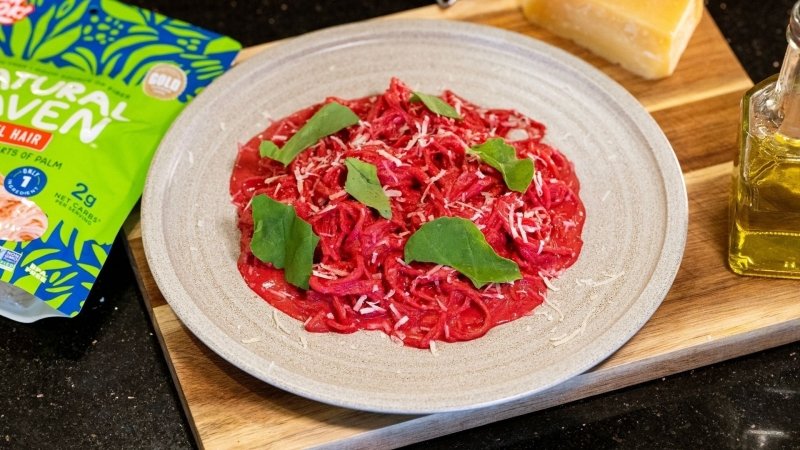 Creamy Pink Vodka Angel Hair