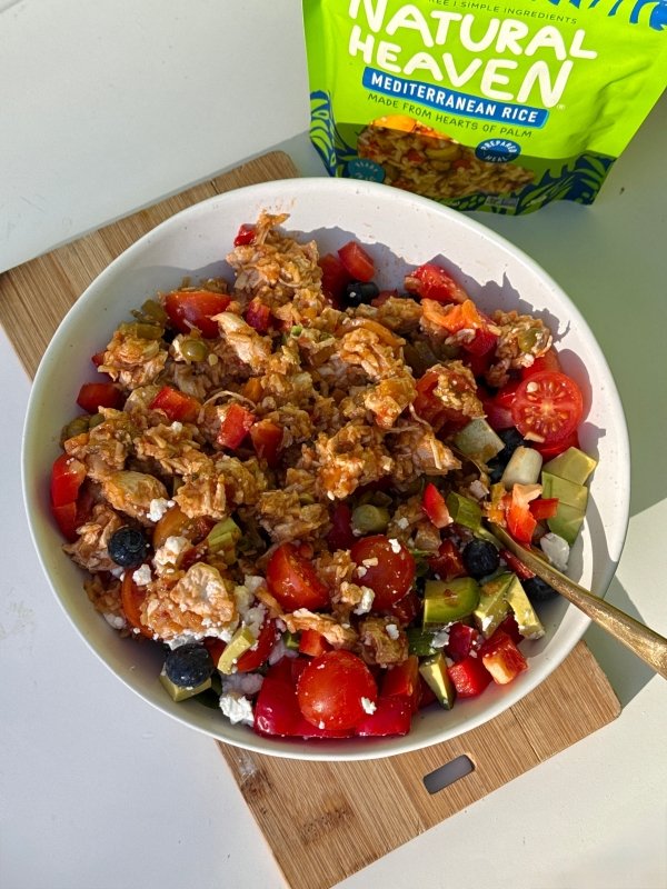 Sweet & Smoky BBQ Mediterranean Rice Bowls Natural Heaven