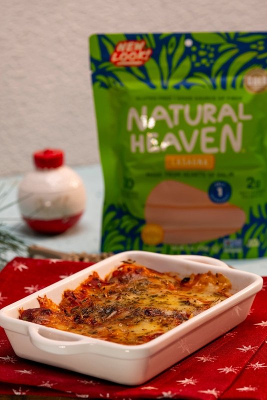 Festive Lasagna with Natural Heaven Hearts of Palm Lasagna Sheets