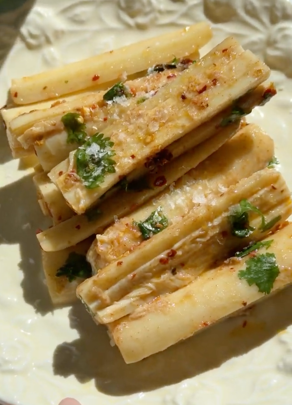 HEARTS OF PALM SPEARS WITH CHILI-LIME DRESSING Natural Heaven