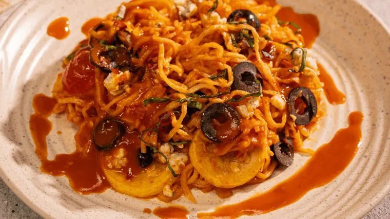 Spicy-Mediterranean-Angel-Hair-Bowl Natural Heaven