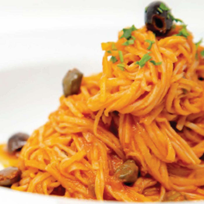Natural Heaven Vegan Spaghetti Puttanesca - By Chef Nicola