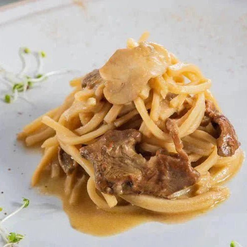 Hearts Of Palm Spaghetti with Porcini Mushrooms