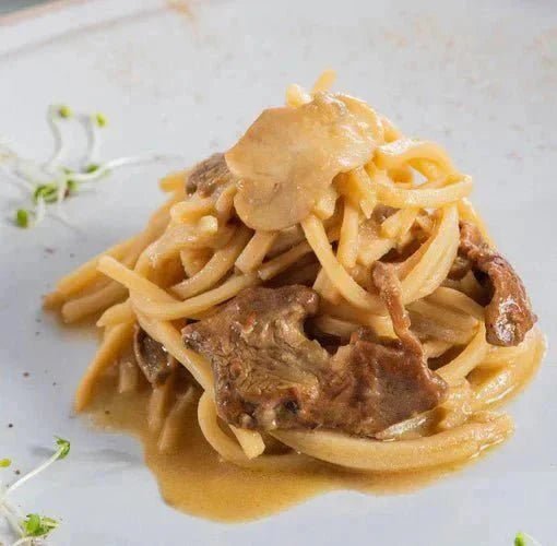 Hearts Of Palm Spaghetti with Porcini Mushrooms