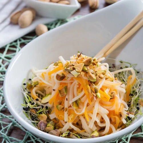 Noodle Salad with Crunchy Pistachios