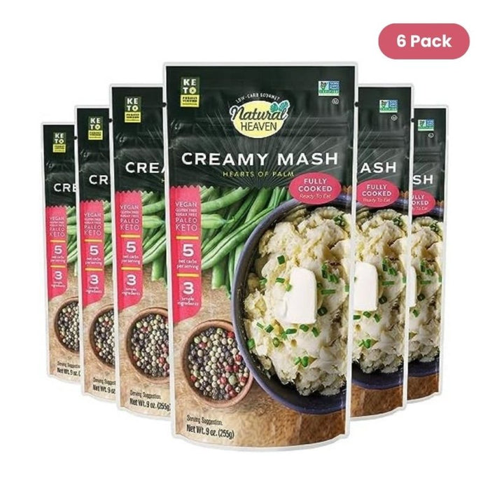 Creamy Mash - Hearts of Palm - 6 count, 54oz (255g) each