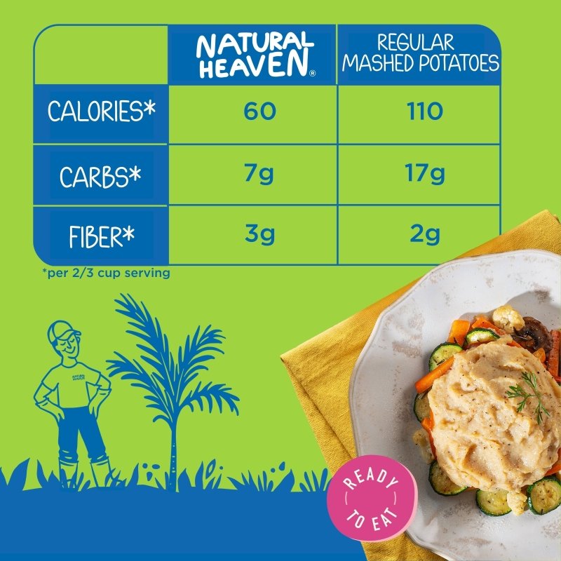 Creamy Mash made from Hearts of Palm – Natural Heaven