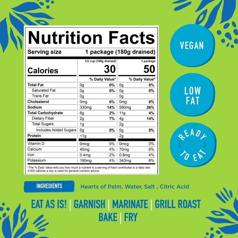 Hearts of Palm Sliced