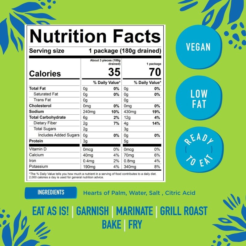 Hearts of Palm Whole