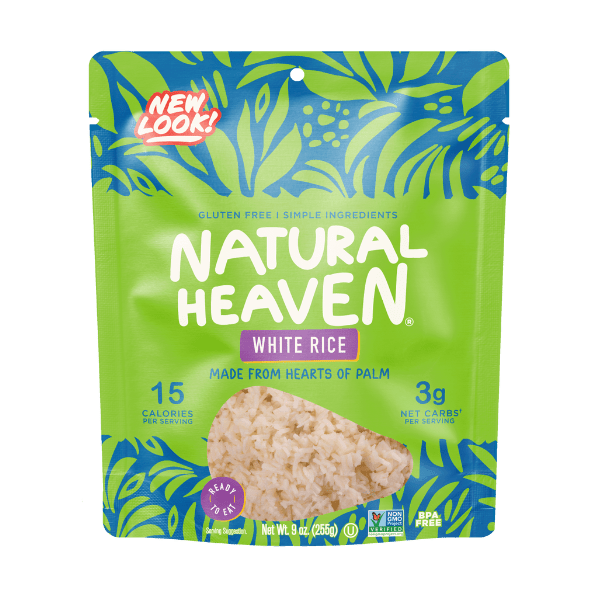 Natural Heaven Hearts of Palm Pasta & Rice Meals - Ready in 1 Minute!