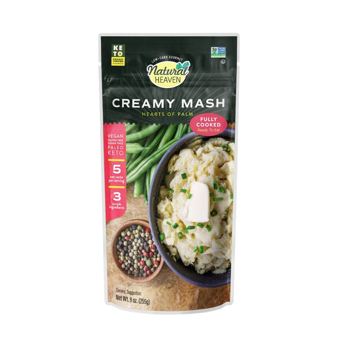 Creamy Mash - Hearts of Palm - 1 count, 09oz (255g) each - Keto, Low Carb & Gluten-Free
